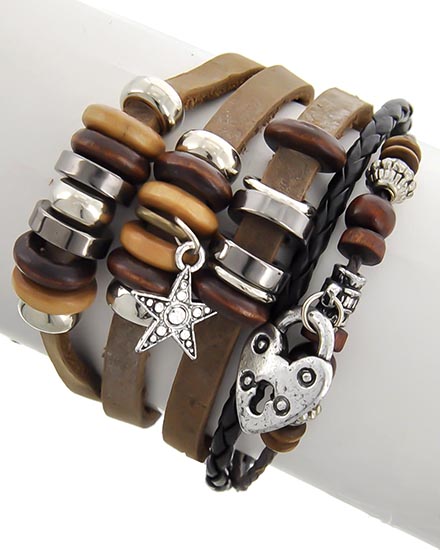 LV Eclipse Leather Bracelet Other Leathers - Women - Accessories | LOUIS  VUITTON ®