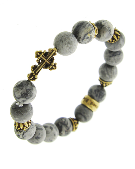 Stretch Ghost Beads and Semi-Precious Stone Bracelets